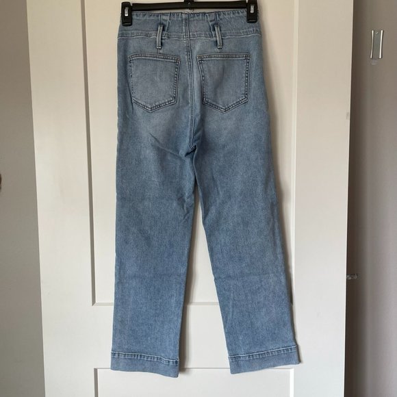 Women's / Teen's Ann Taylor Light Wash Easy Straigh Jeans size 2 - Picture 6 of 11